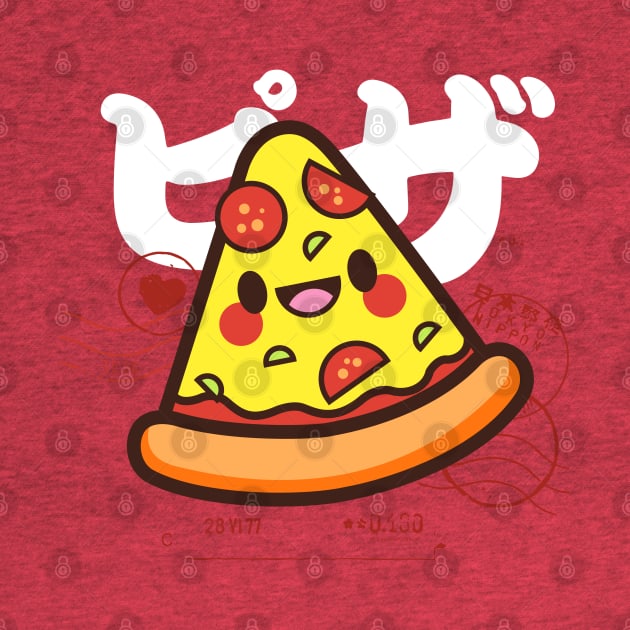 Pizza Kawaii by kudasai